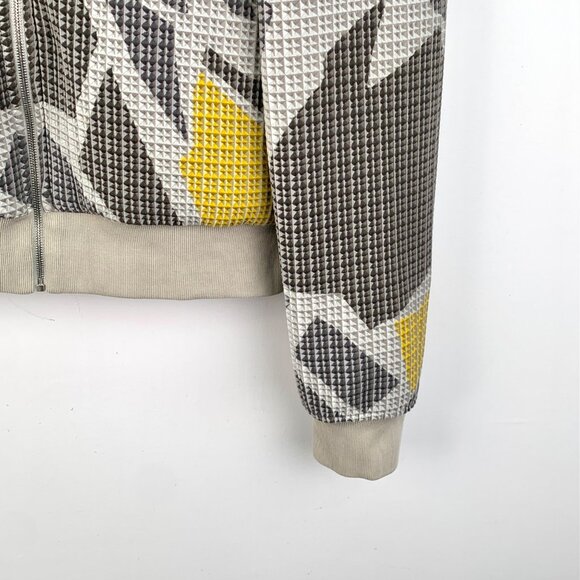 Hermes Multicolor laser-embossed printed cotton hoodie jacket - Picture 4 of 7